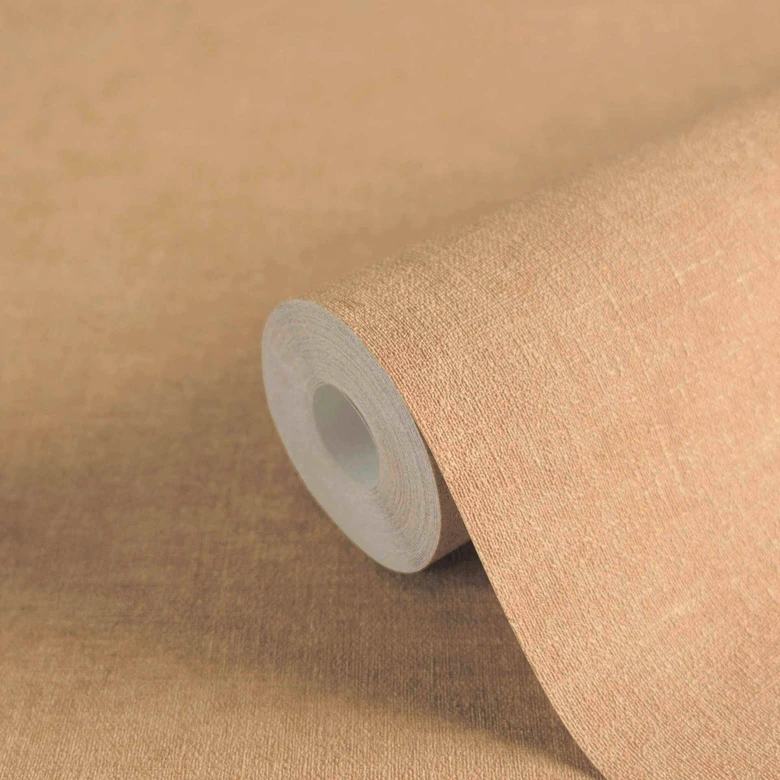 Moderne tekstureret tapet beige - hyggeligt ikke-vævet tapet 