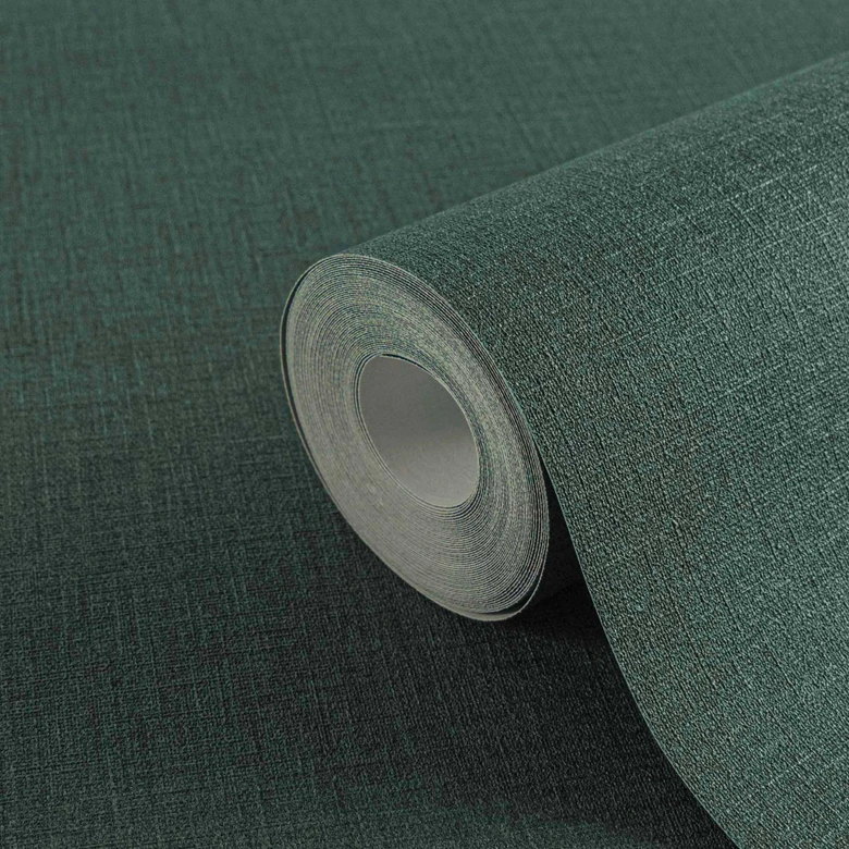 Livingwalls Metropolitan Stories 2 Ava - New York Papier peint uni, Vert 