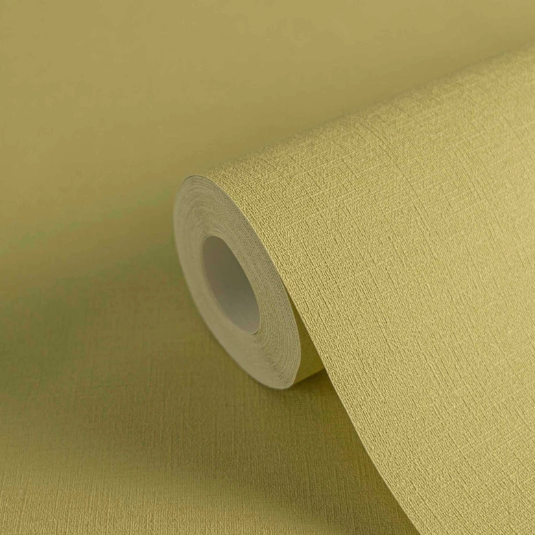 behang groen effen modern van A.S. Creation licht structuurvliesbehang mat 