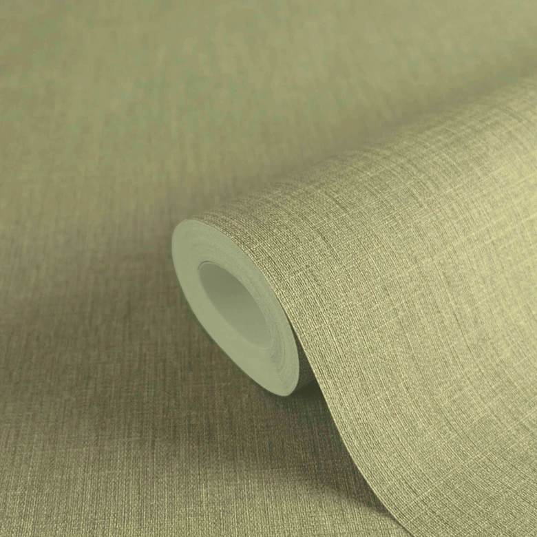 Livlig non-woven tapet i gräsgrönt med en subtil struktur - Uppfriskande väggdesign 