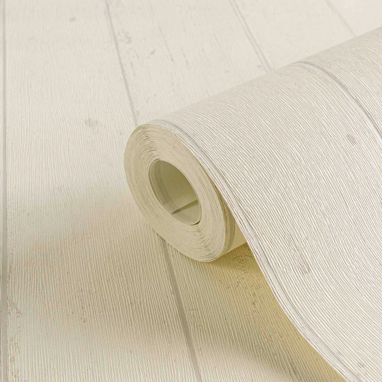 A.S. Création Best of Wood`n Stone 2nd Edition Papier peint effet bois - Blanc 