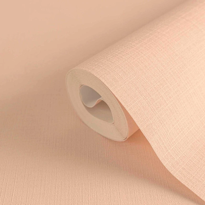 vliesbehang roze effen behang van A.S. Creation modern licht gestructureerd mat 