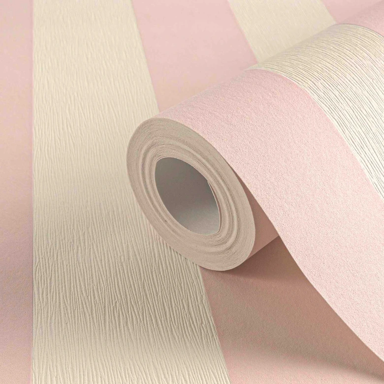 A.S. Création Vliestapete Trendwall 2 Streifentapete gestreift rosa, weiß 