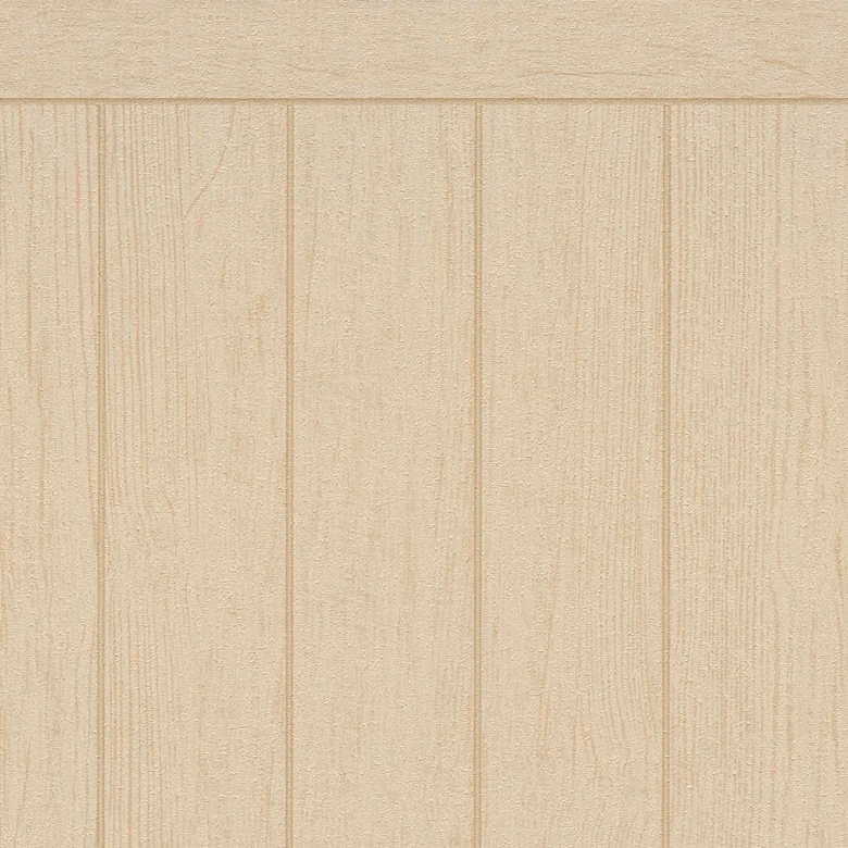 Beżowa tapeta drewniana - tapeta z włókniny o fakturze jasnego i naturalnego drewna 