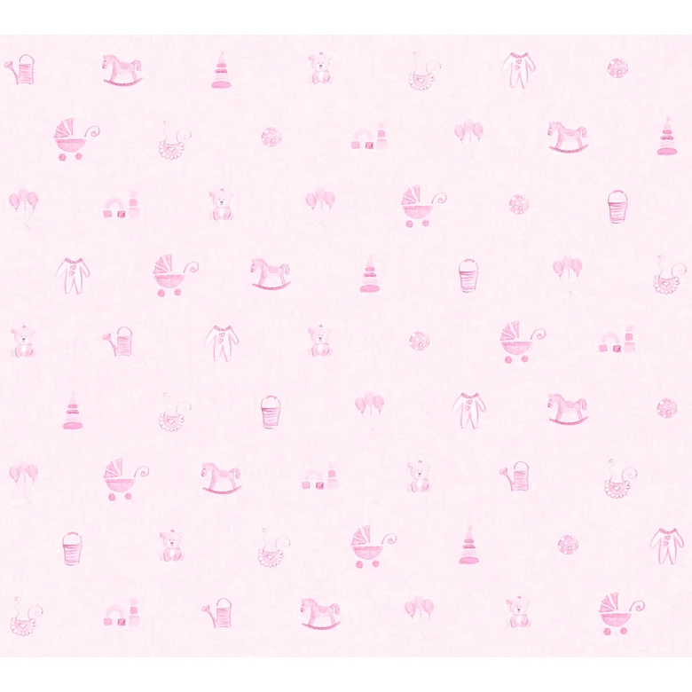 A.S. Création Vliestapete Little Stars Kinderzimmertapete für Babys rosa 