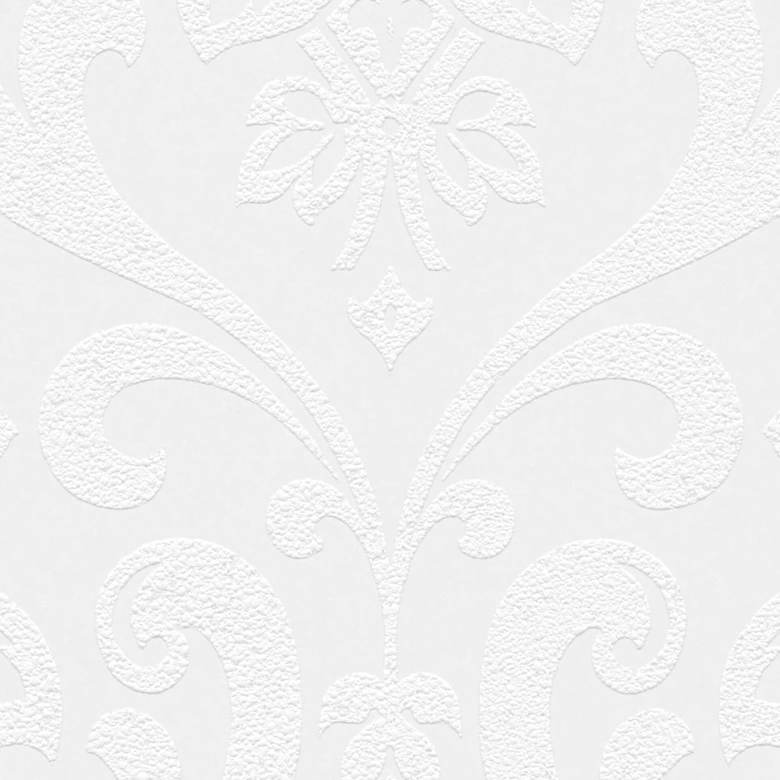 Patroonbehang Architects Paper Overschilderbaar Vliesbehang Pigment Klassiek Wit, overschilderbaar 