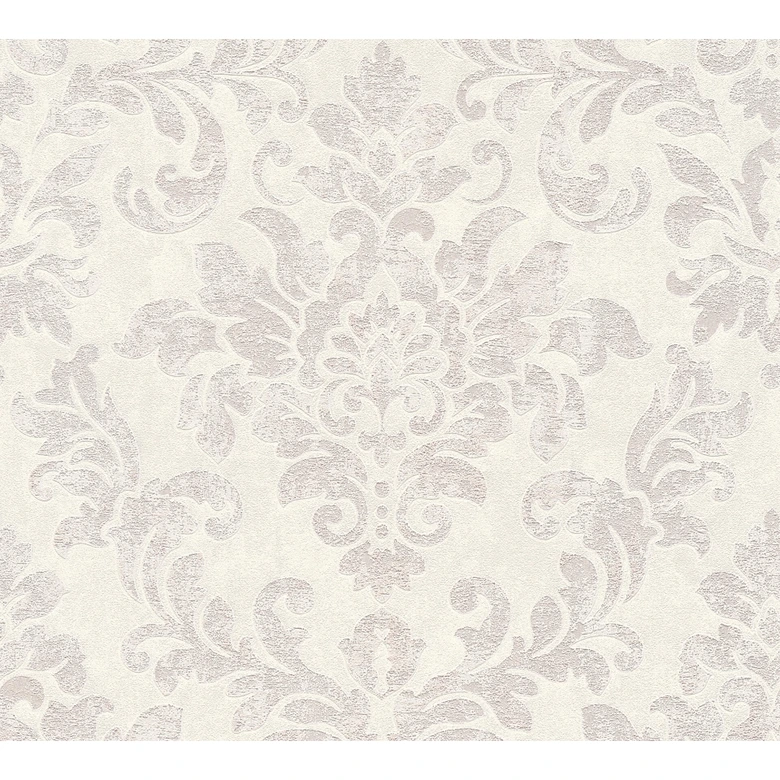 A.S. Création Vliestapete Neue Bude 2.0 Used Glam Barocktapete mit Ornamenten grau, rosa, weiß 