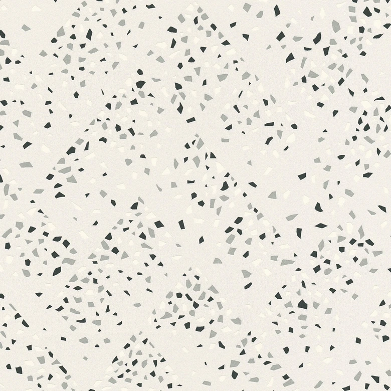 Livingwalls Vliestapete New Walls 50's Glam metallic, schwarz, weiß 
