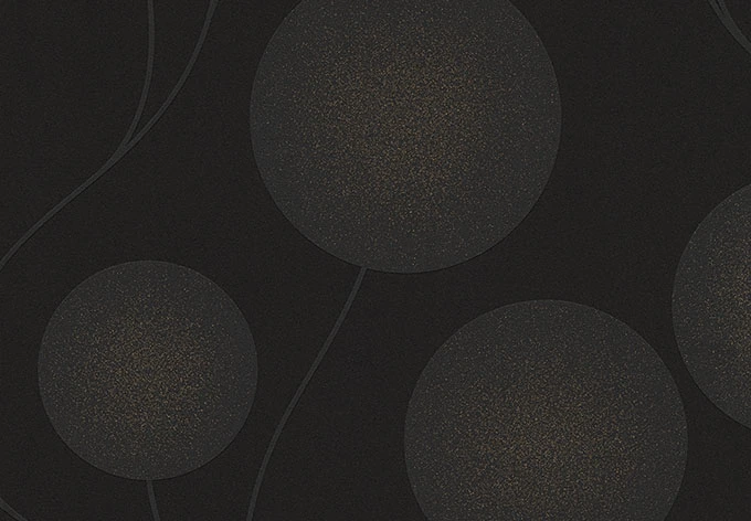 A.S. Création Vliestapete Spot Punktetapete Glitzereffekt metallic, schwarz 
