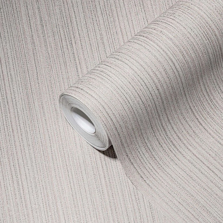 Tapete Grau Silber Metallic-Effekt Vliestapete für Wohnzimmer, Schlafzimmer 