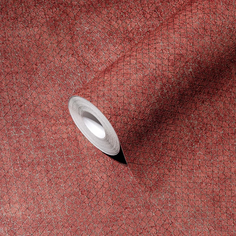 A.S. Création Vliestapete The BOS - Papier peint graphique rouge, or, métallique 