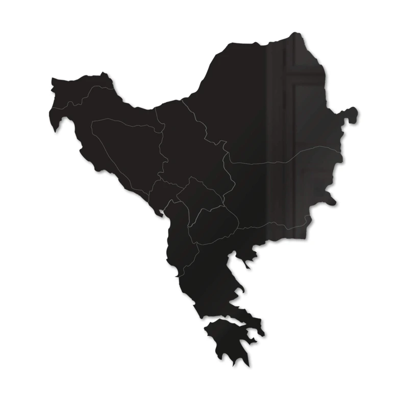 Acryldeko Karte Balkan Südosteuropa 