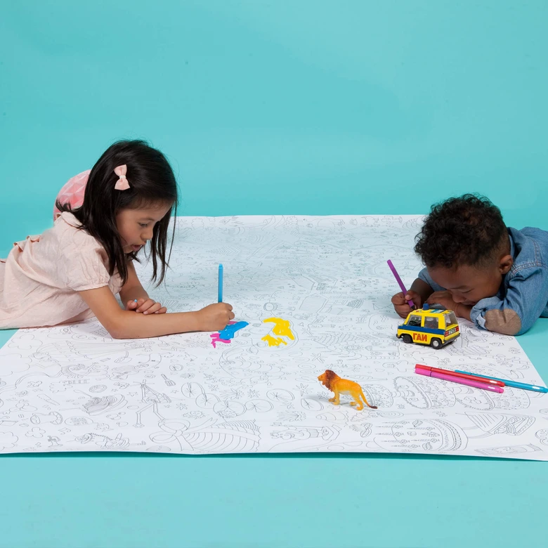 XXL Colouring Poster World Map 