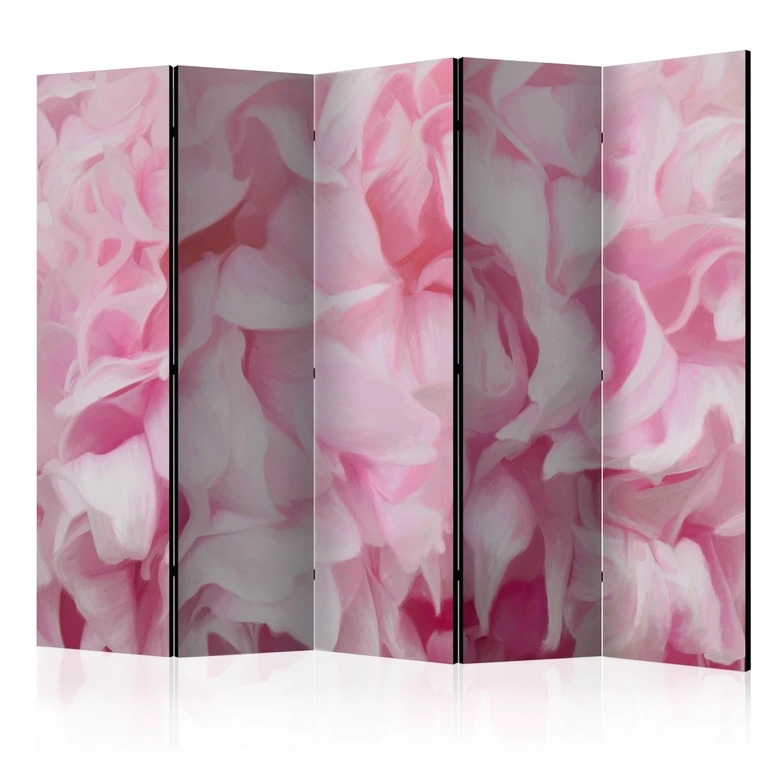 Paravent Séparation de pièce - Azalée (rose), 3 pièces 
