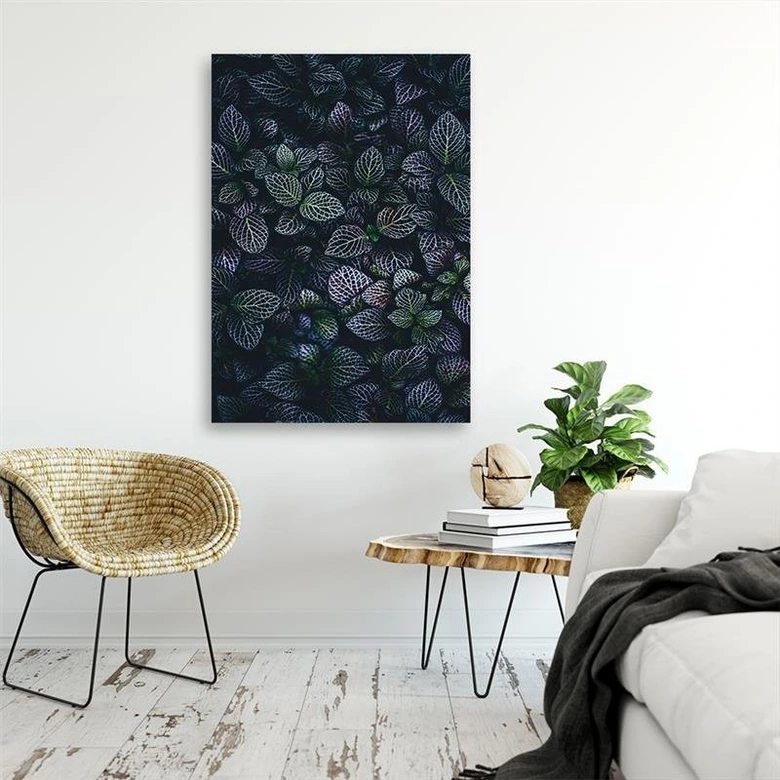 Canvasbillede, Blade af eksotiske planter 