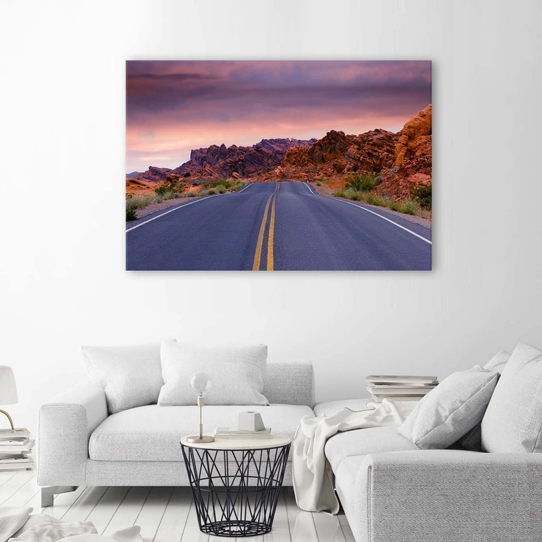 Leinwandbild, Route 66 