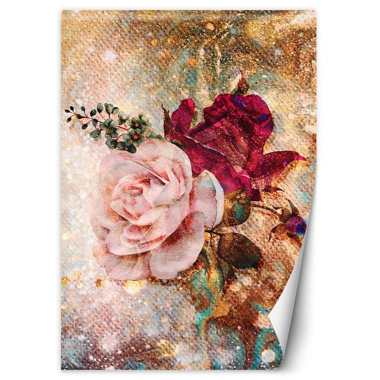 Fototapete, Blumen Rosa Rosen 