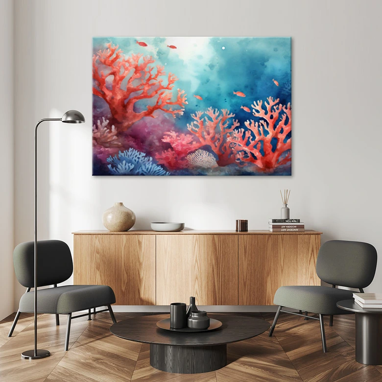 Leinwandbild, Meer Korallenriff 