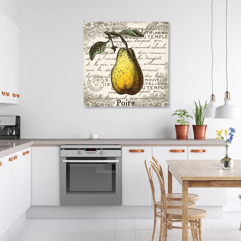 Canvasbillede, vintage pære 