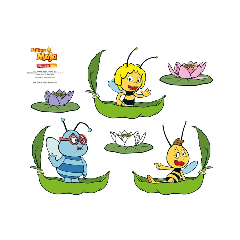 Maya the Bee Boats Wall sticker set 