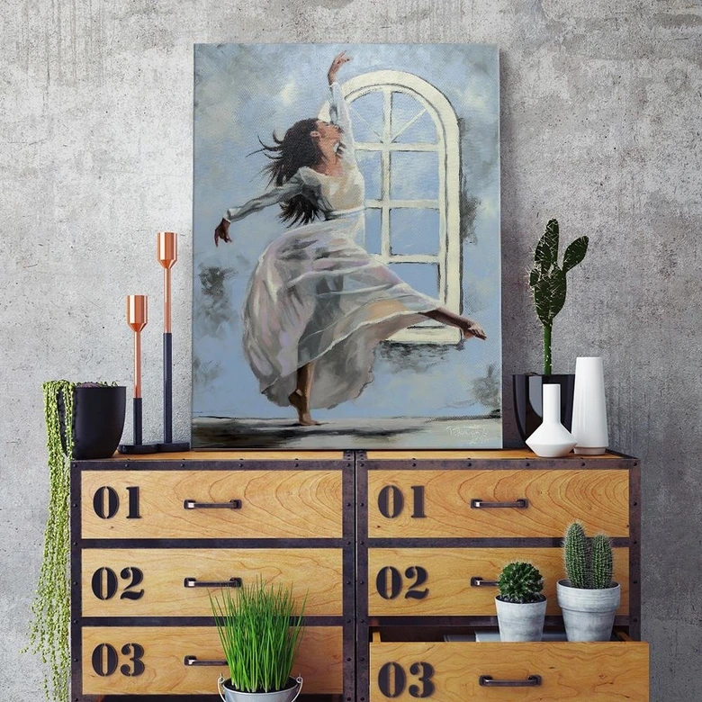 Leinwandbild, Ballerina Tänzerin 