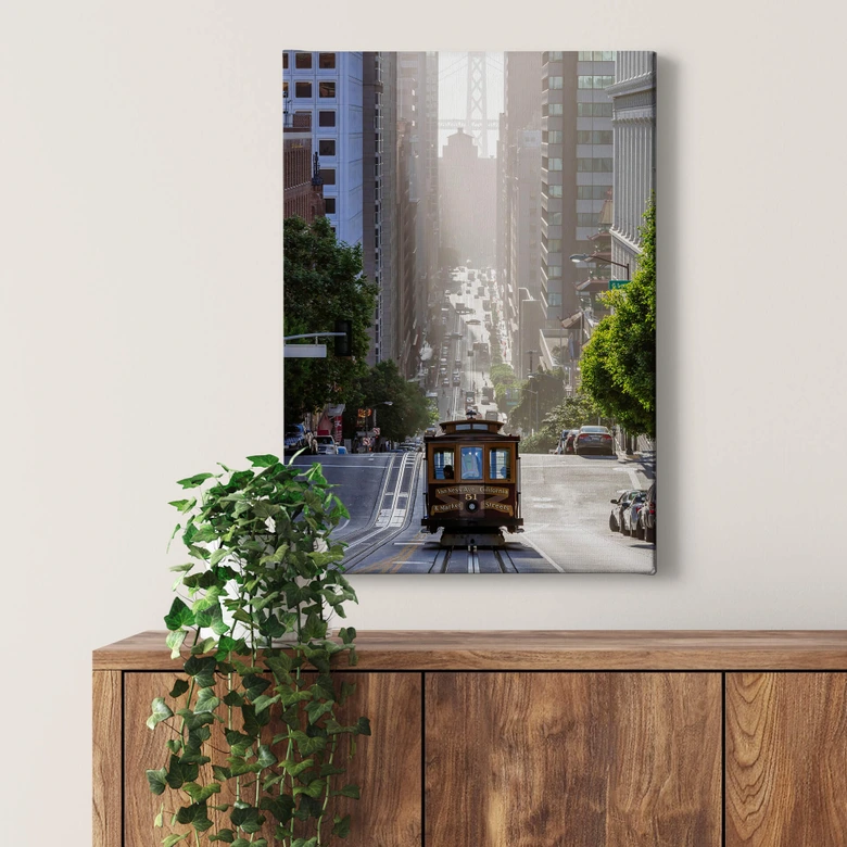 Canvas Colombo - Cable Car in San Francisco  