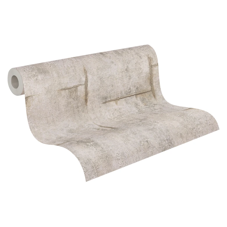 COSMOPOLITAN Papier peint intissé gris imitation béton - Urban Loft Industrial Vintage papier peint 