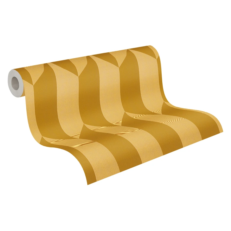 COSMOPOLITAN papier peint or effet 3D design - papier peint intissé moderne Metallic 