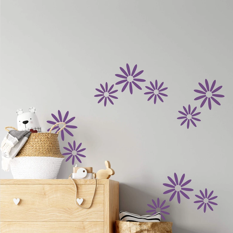 Wandtattoo Blüten-Set 15 