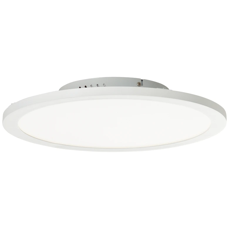 LED Panel Deckenleuchte Aaron, weiß, 40 x 5,9 cm, dimmbar, rund 