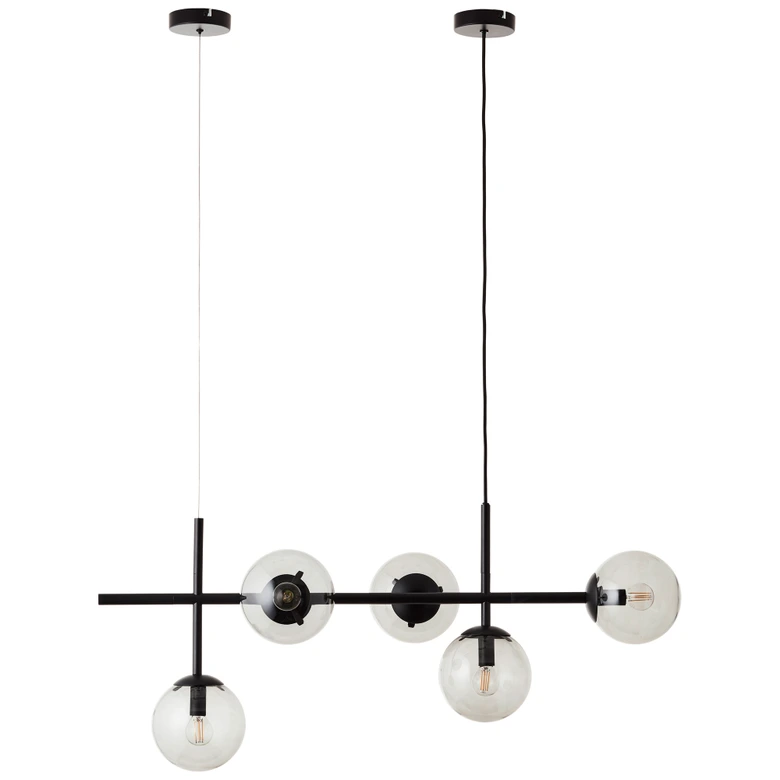 Pendelleuchte Amina, grau, 147,5 x 93,3 cm, Metall Deckenlampe 