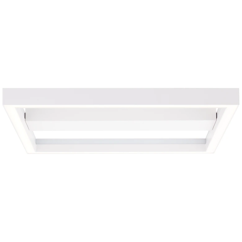 Wand- und Deckenleuchte Janis, weiß, 50 x 50 cm, Deckenlampe, dimmbar 