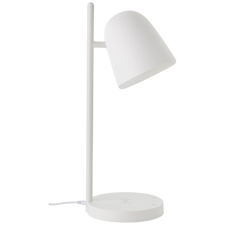 Tischleuchte Lotta, weiß, 41,2 x 15 cm, Nachttischlampe, dimmbar 