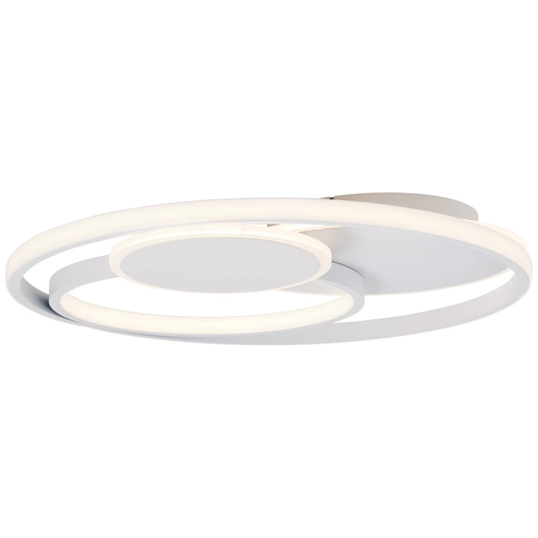 Deckenleuchte Mick, weiß, 7 x 50 cm, Metall Deckenlampe, dimmbar 