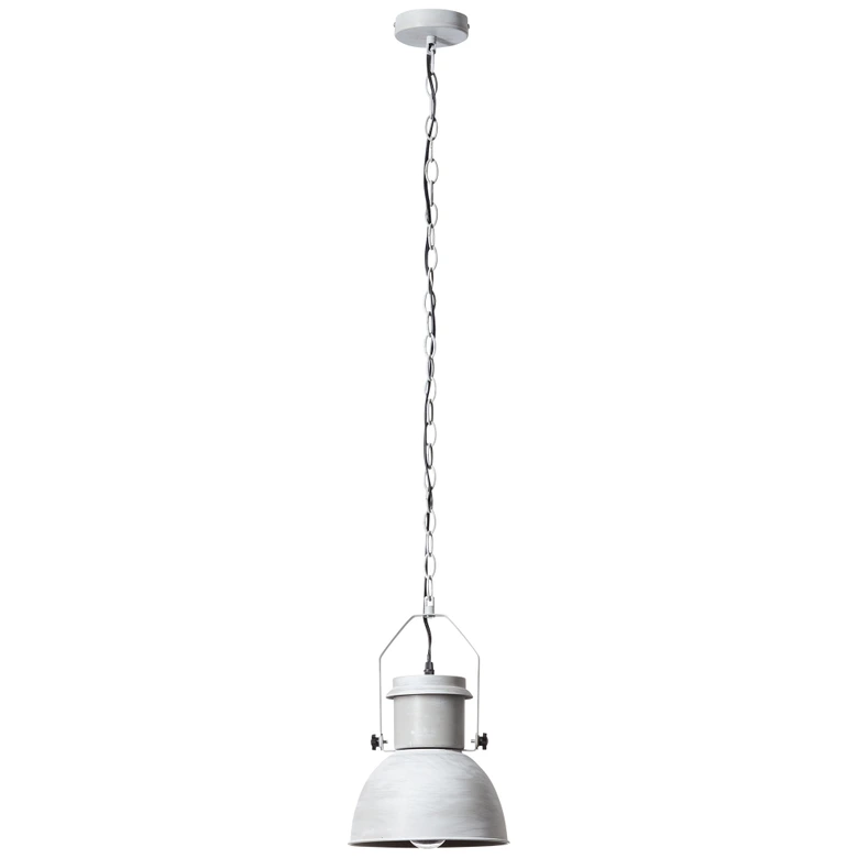 Pendelleuchte Milo, grau, 123,8 x 23 cm, Metall Pendellampe, dimmbar 