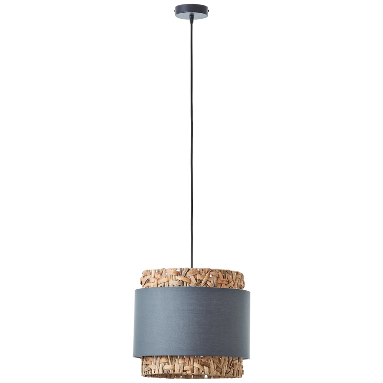 Pendelleuchte Till, beige, 140 x 35 cm, Textil Lampe 