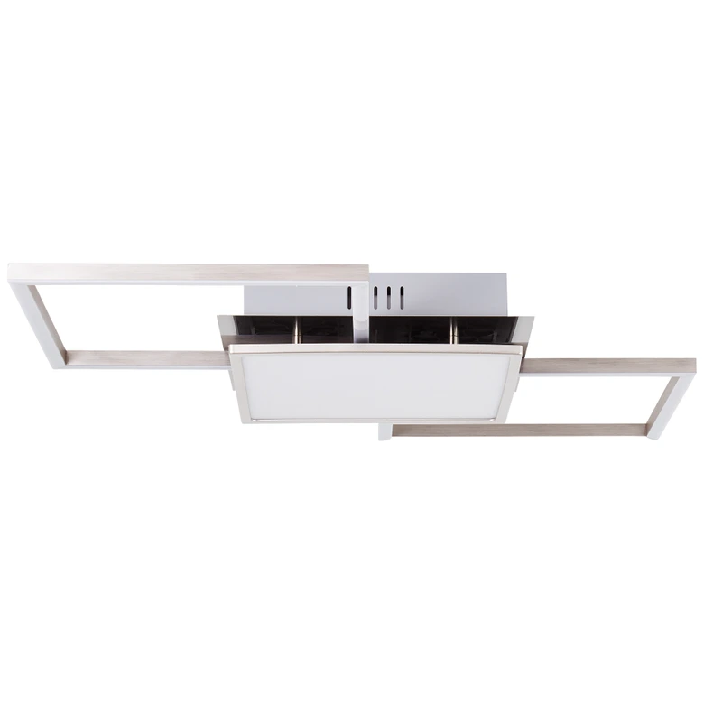 Deckenleuchte Yara, metallic, 7 x 51 cm, Metall Deckenlampe, dimmbar 