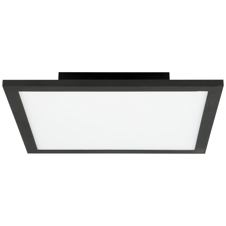 Aufbaupaneel Constantin, schwarz, 29,5 x 29,5 cm, Metall Led panel 