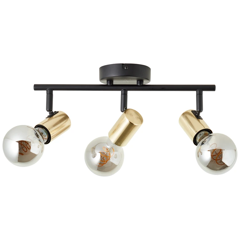 Deckenleuchte Karl, gold, 35,5 x 14,5 cm, Metall Lampe 
