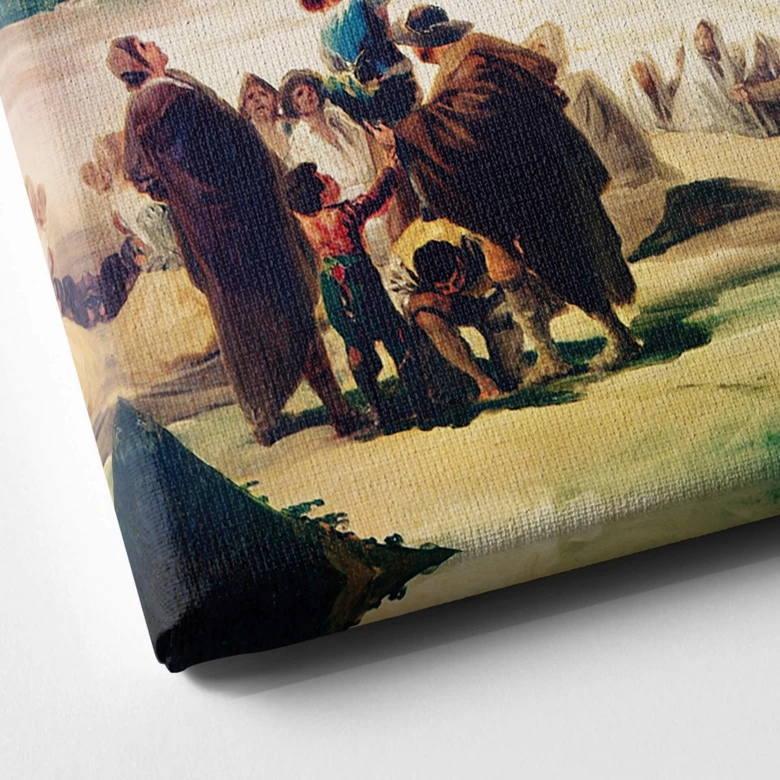 Canvastavla de Goya - Majstången 