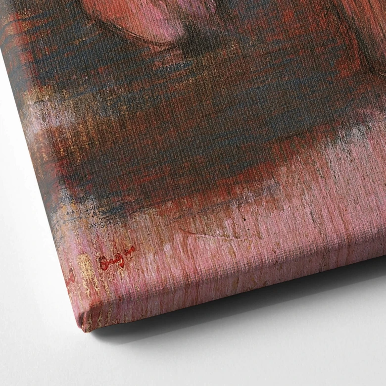 Leinwandbild Degas - Drei Tänzerinnen mit grünen Korsagen 