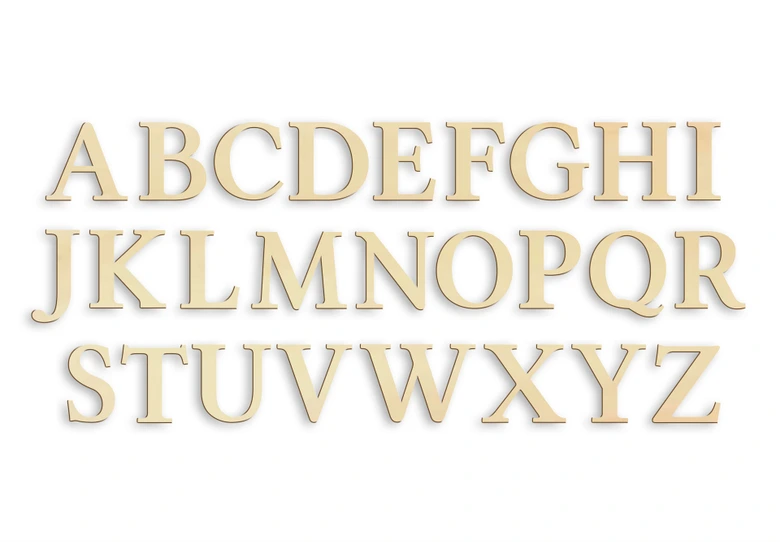 Decorative Letters Linux – 26 parts alphabet 
