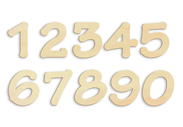 Decorative Letters Tekton – numbers 