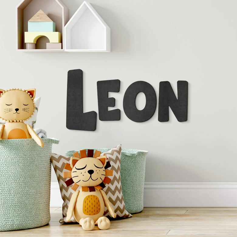 Lettres murales en MDF - Alphabet Kids 