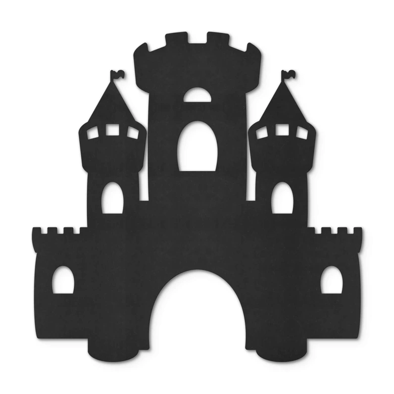 MDF - Holzdeko - Burg 