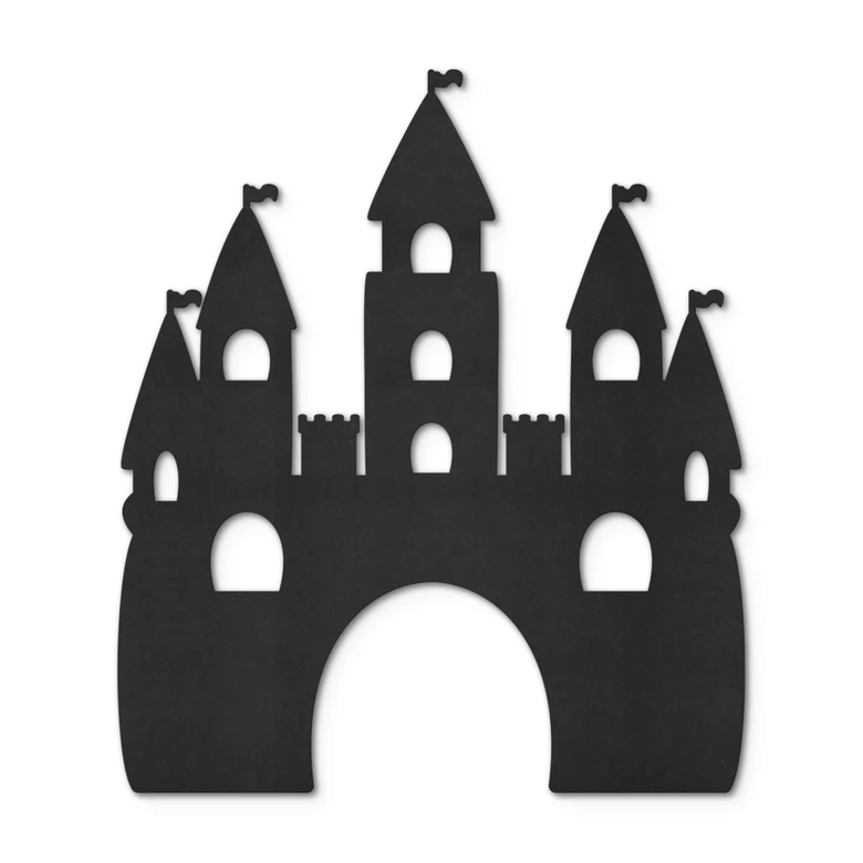 MDF - Väggdekorationer i trä - Prinsessslott 