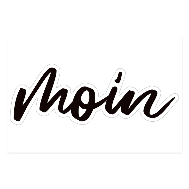 Spiegelsticker, Dekorativer Sticker moin 