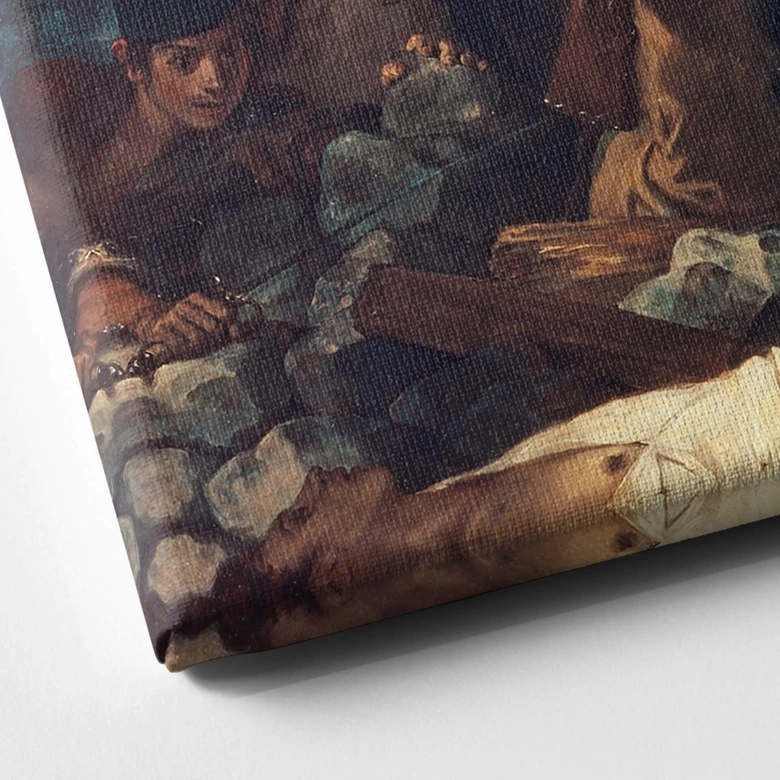 Leinwandbild Delacroix - Die Freiheit führt das Volk 