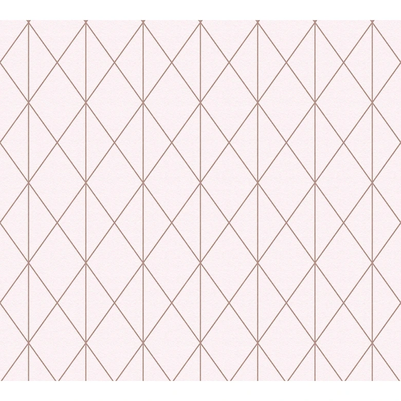 A.S. Création Designdschungel 2 by Laura N. Papier peint géométrique - Rosé 