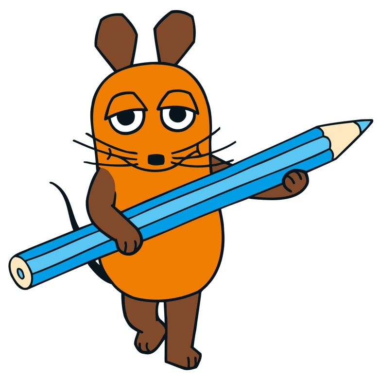 The Mouse with a Pencil Wall sticker 